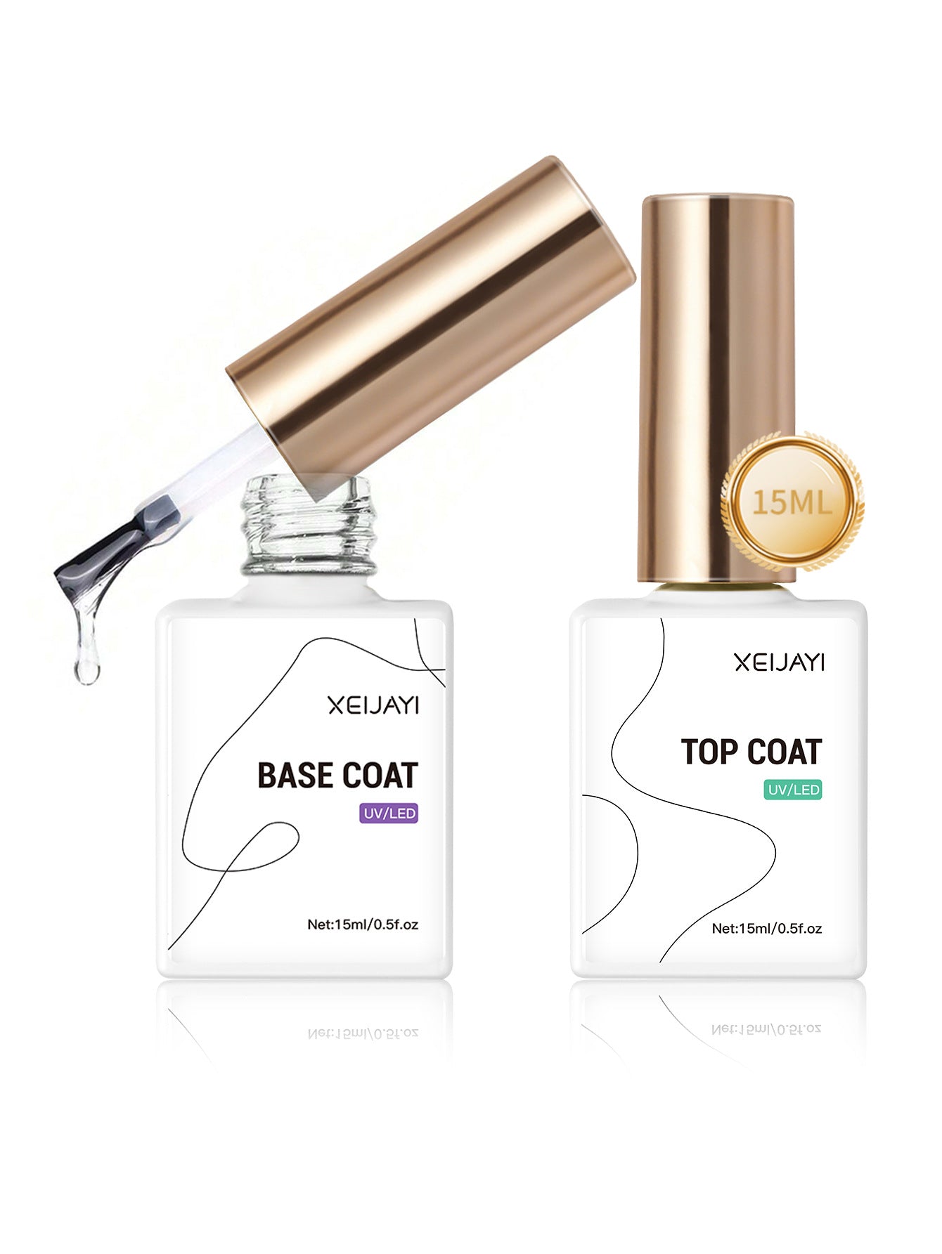 2pcs Base Coat and Top Coat Set