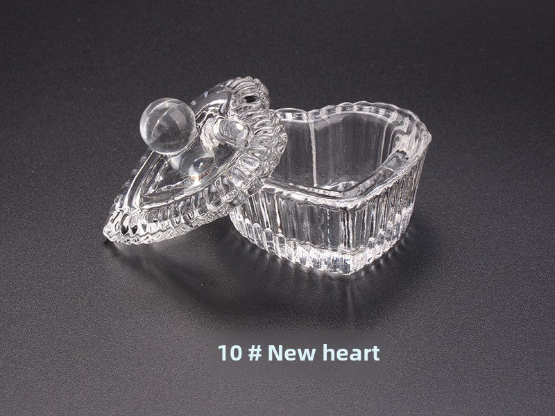 Multi-shaped Nail Art Acrylic Liquid Power Dappen Dish with Lid