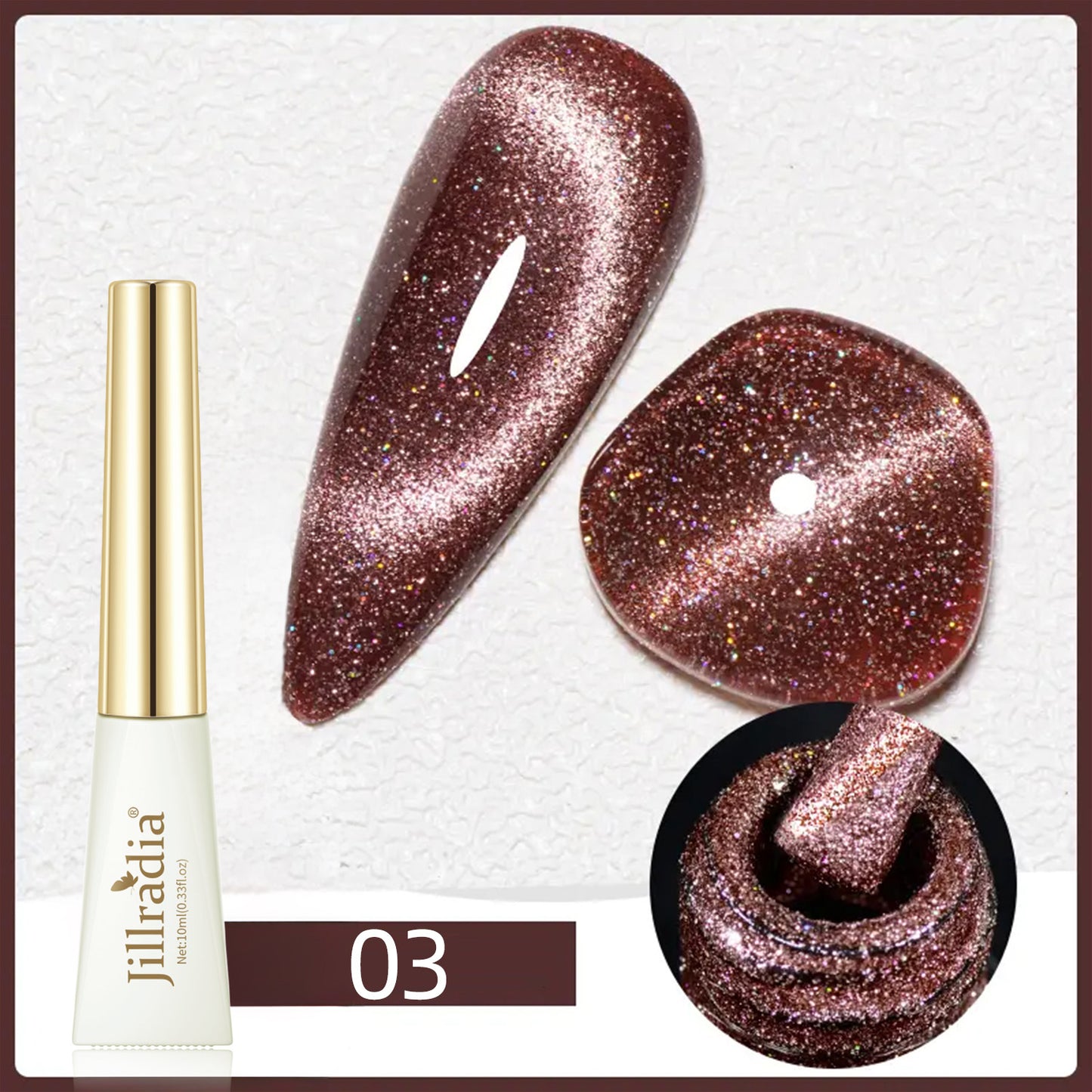 Amber Cat's Eye Gel Polish 6 Colors 10ml/PCs