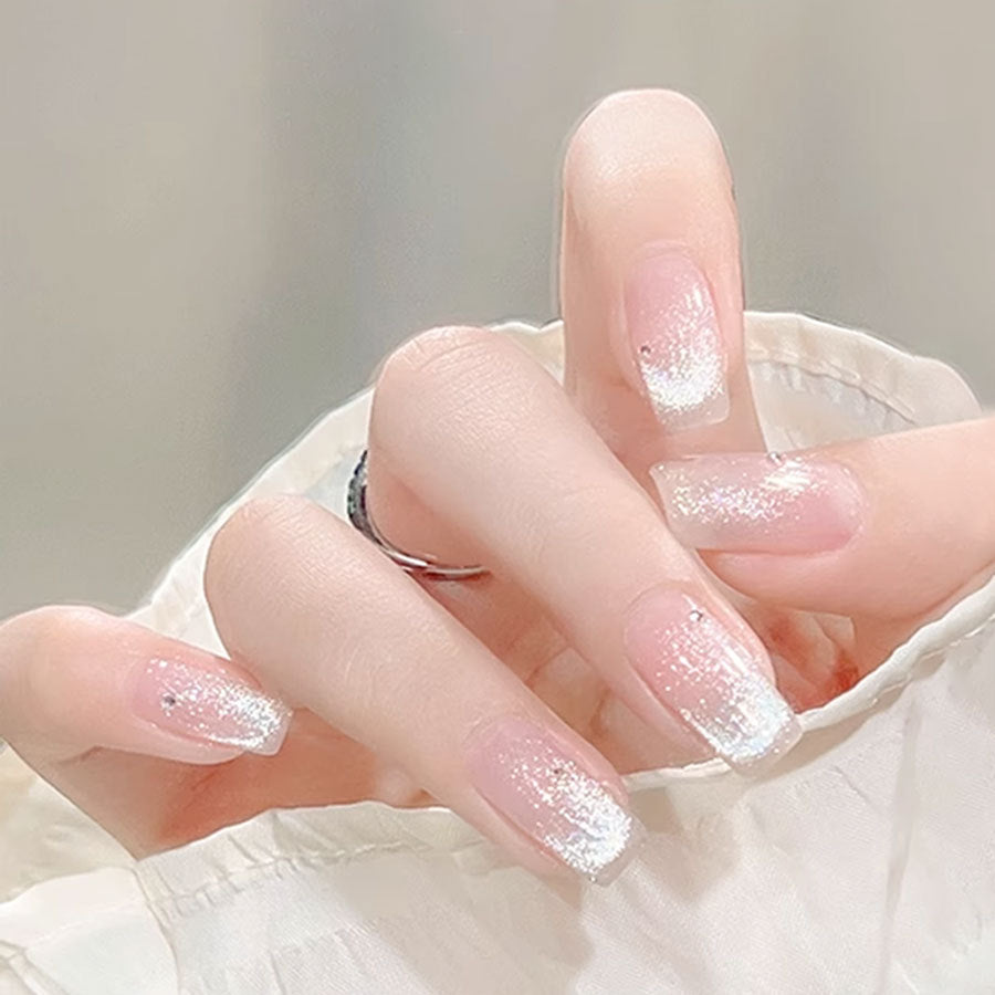 Cat's Eye Gel Polish White Crystal Color Nail Art 7.3ml/pcs