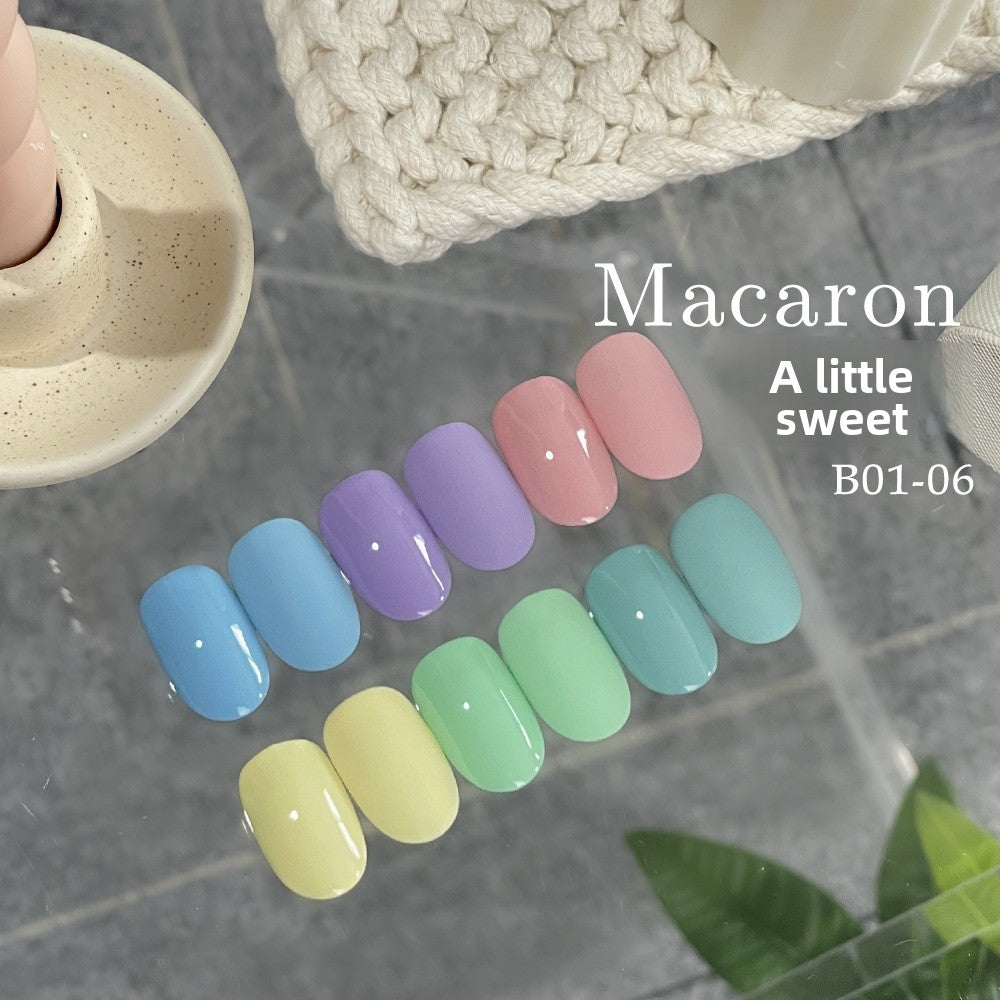 XEIJAYI Mocaron Solid Gel Polish 6colors*5ml/set