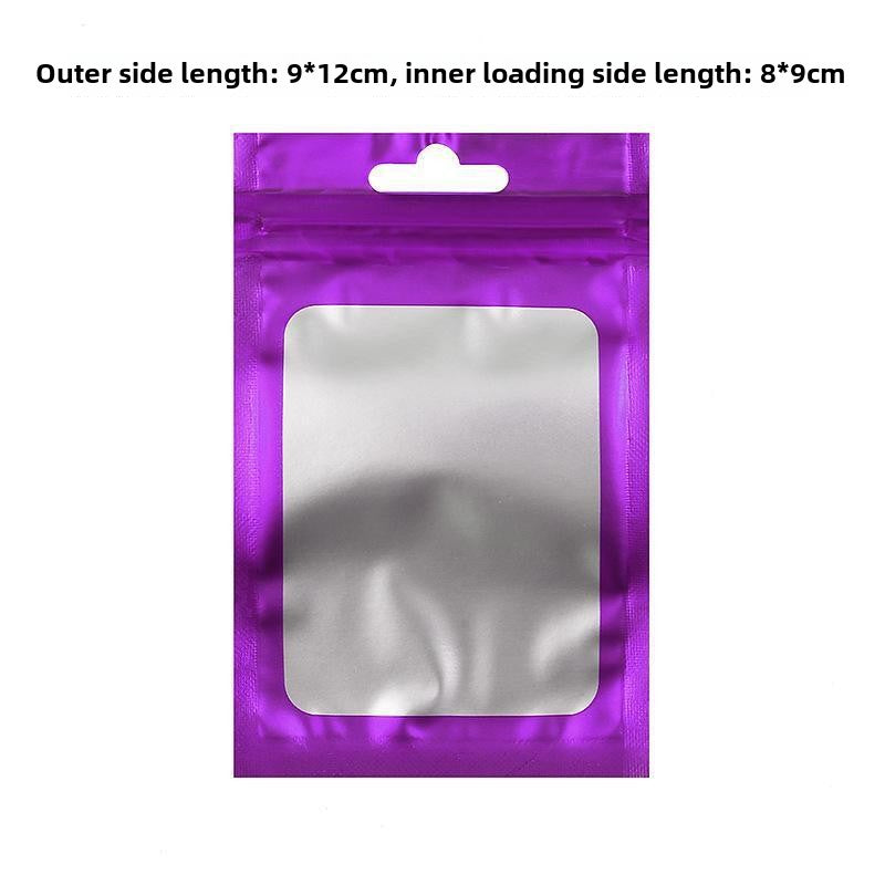 100PCS Resealable Foil Storage Bags