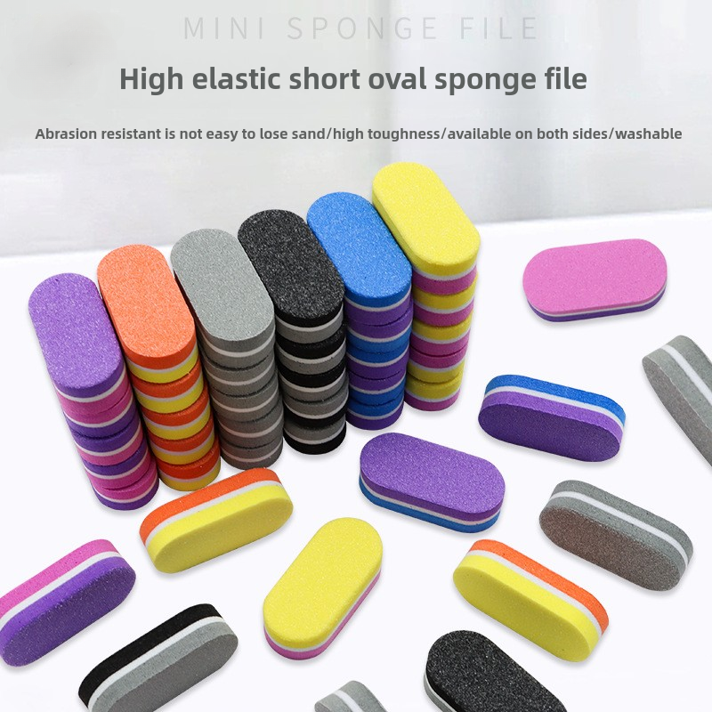 50PCS Sponge Mini Nail Files Bulk