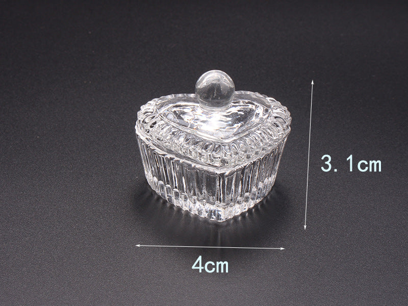 Multi-shaped Nail Art Acrylic Liquid Power Dappen Dish with Lid