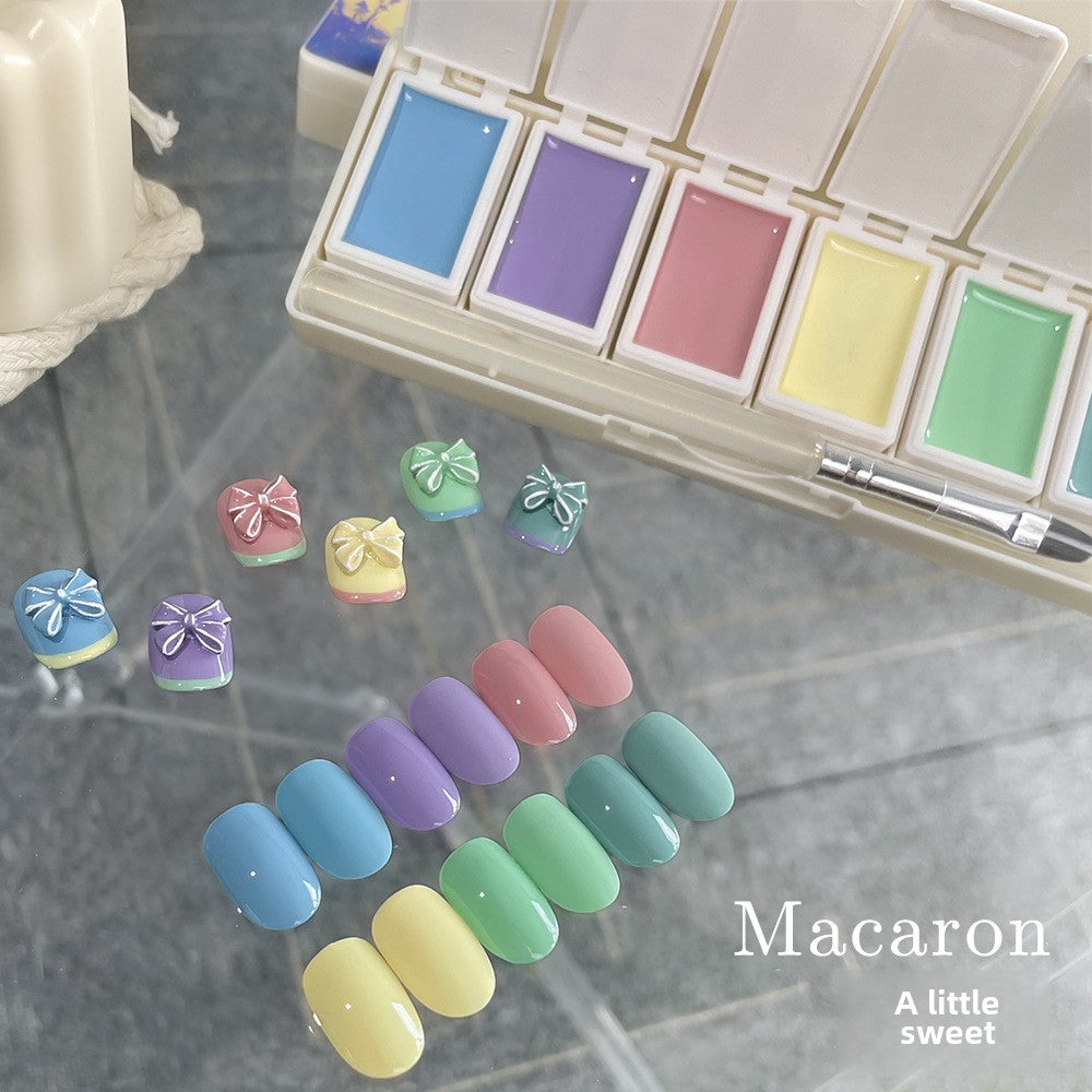 XEIJAYI Mocaron Solid Gel Polish 6colors*5ml/set