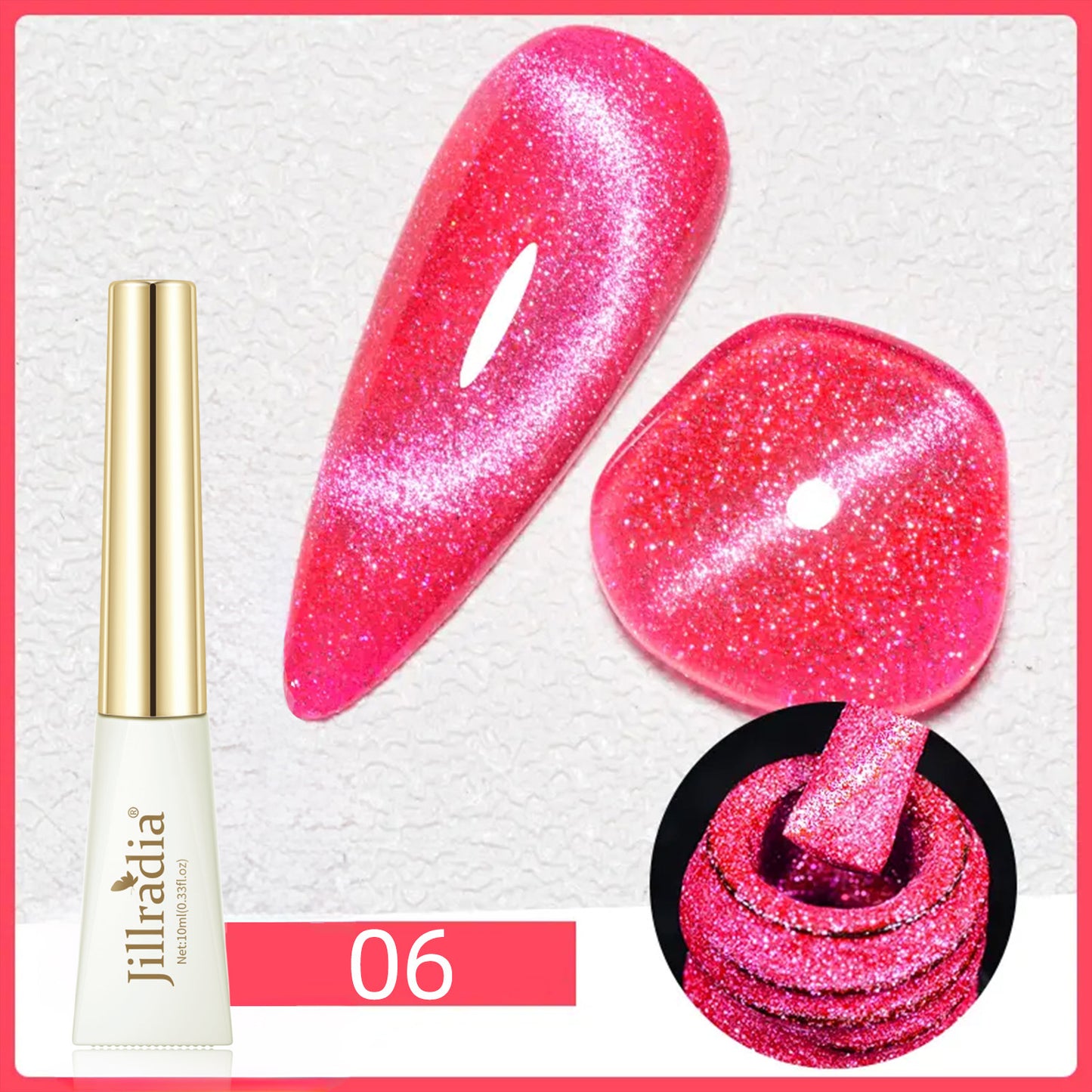 Amber Cat's Eye Gel Polish 6 Colors 10ml/PCs