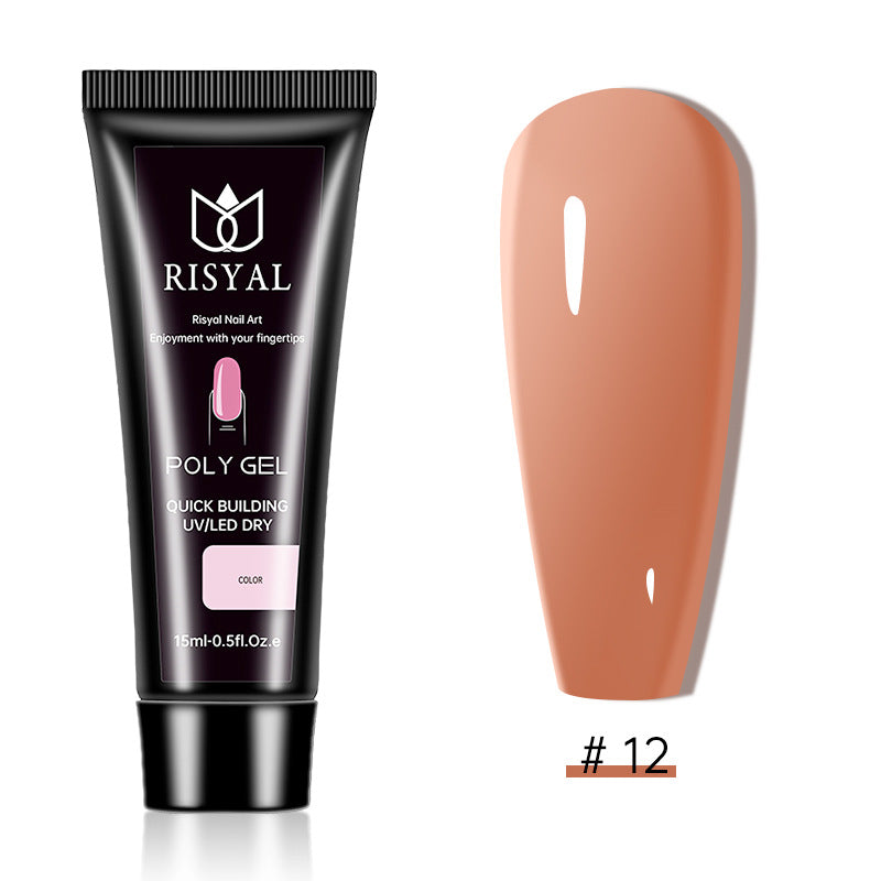 RISYAL Poly Gel 12 Colors 15ml/pcs