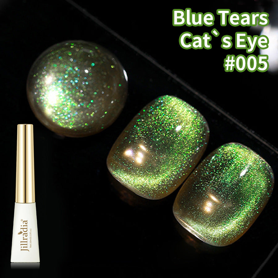 Cat's Eye Gel Polish Giltter UV Nail Gel Polish 5 Colors Set 10ML/PCS