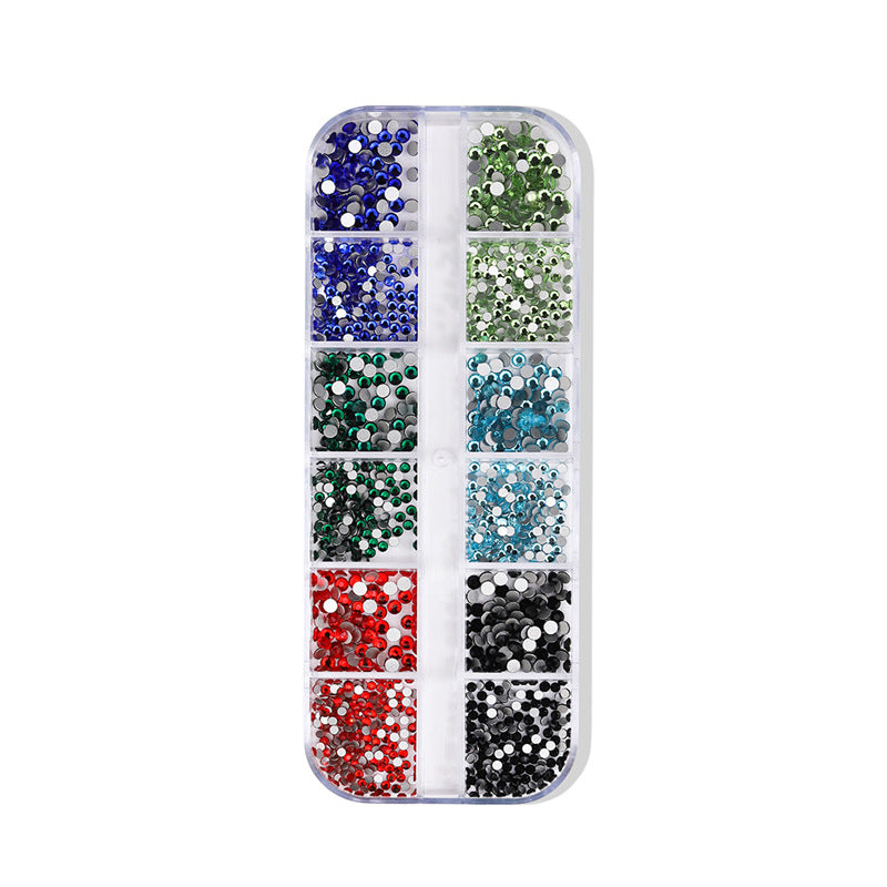 Nail Art Rhinestone Kits Flatback Colorful Rhinestones Crystals AB