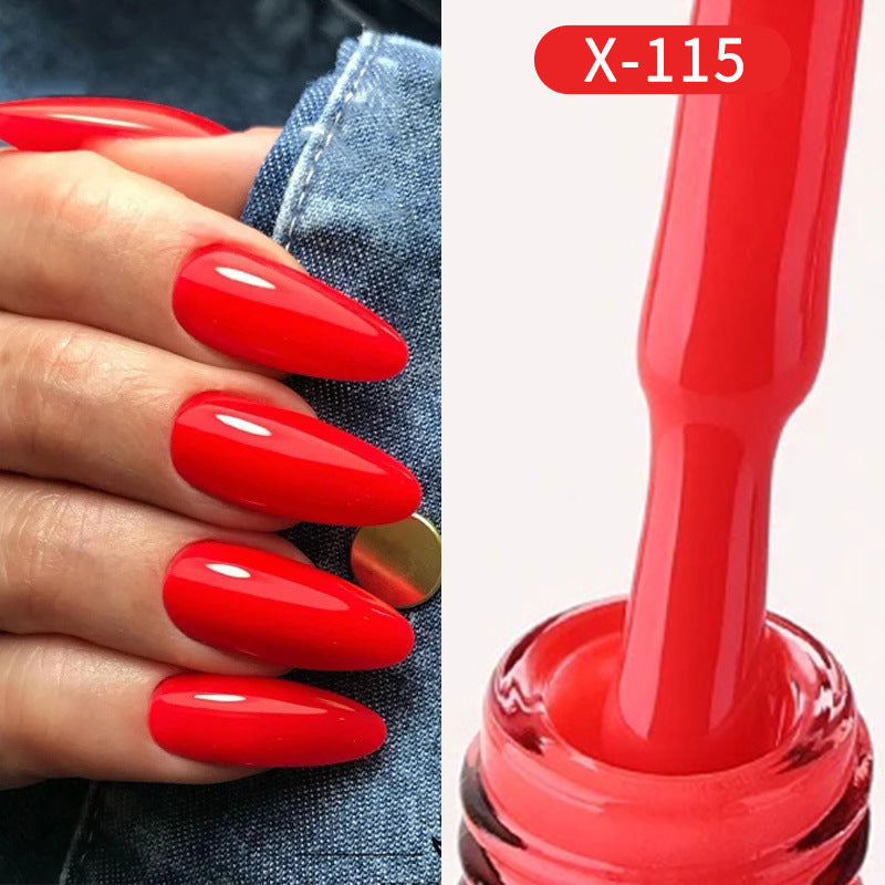 XEIJAYI UV GEL Nail Polish Nude Pink White Brown Ice Milk Colors Salon Gel Manicure Diy At Home Nail Art 7.3ml (0.25Fl. Oz)/pcs