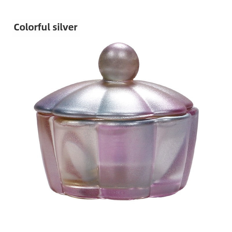 Petal-shaped Dappen Dish for Acrylic Nails with Lid