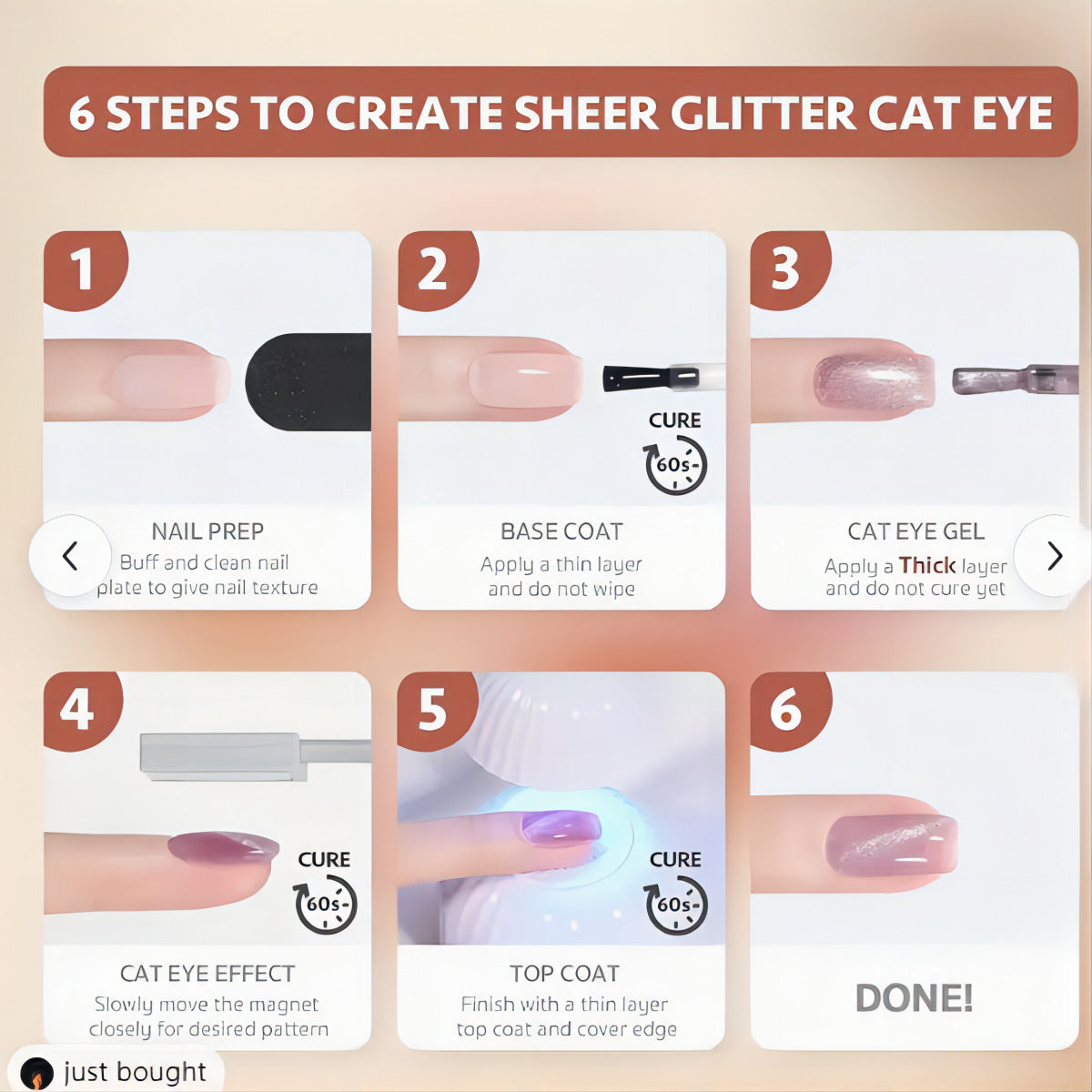 Cat's Eye UV Nail Gel Polish Amber Yellow Color Salon Gel Manicure Diy At Home Nail Art 10ml(0.3Fl. Oz)