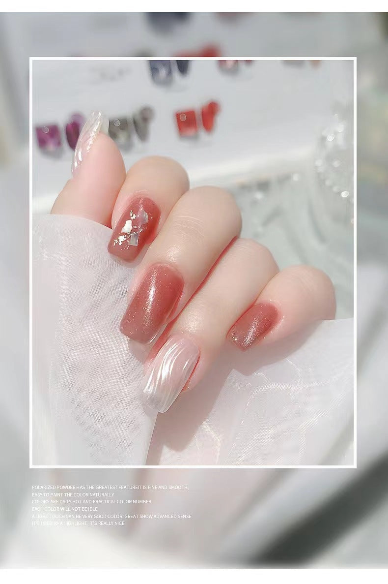 White Pearl Chrome Nail Powder 0.5g/1g/2g