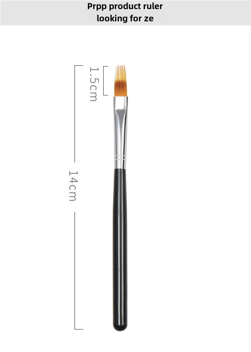 Nail Ombre Brush with Wood Handle
