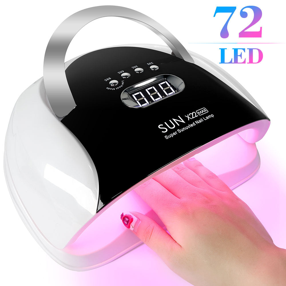 72 LED Nail Lamp with 4 Timer Settings