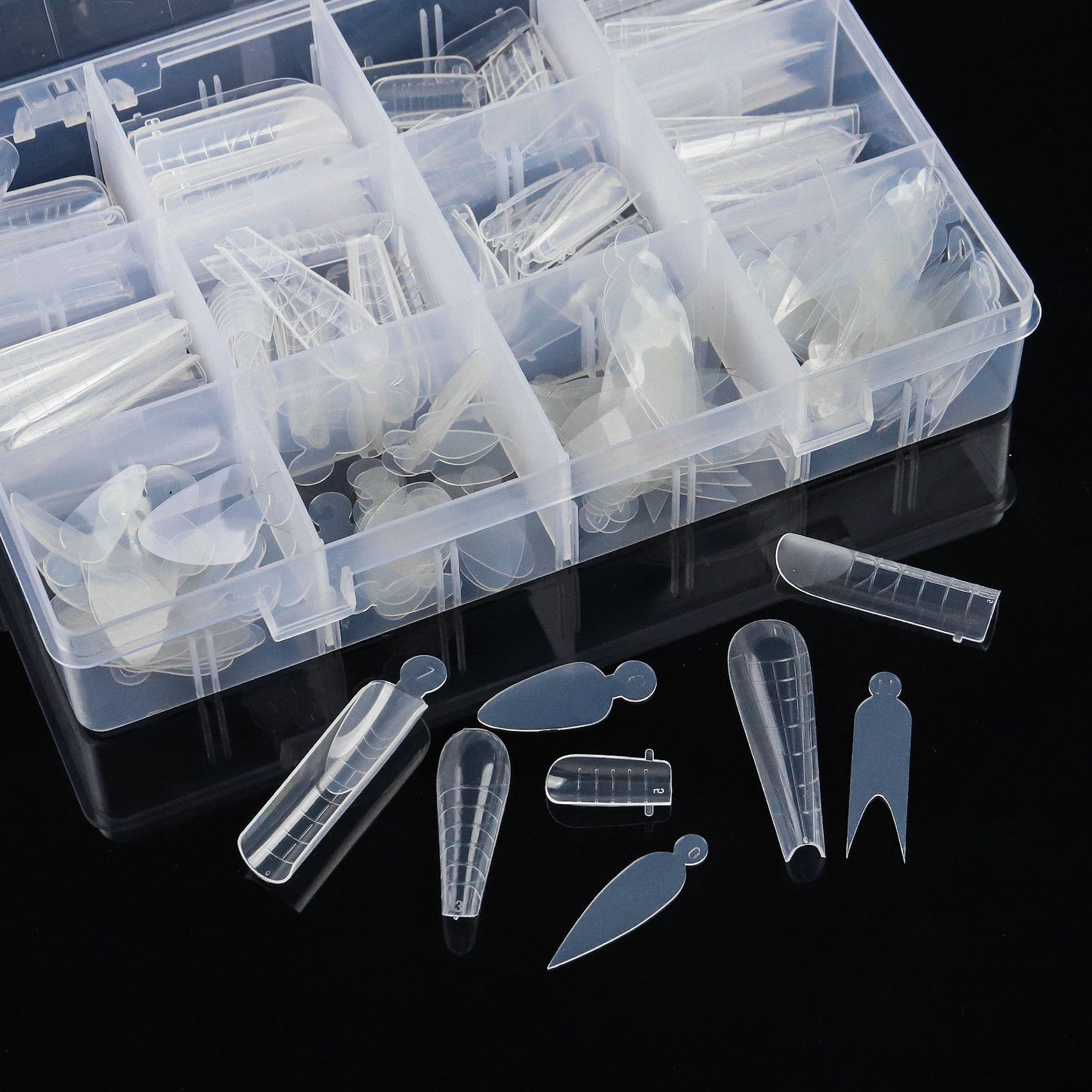 288pcs Polygel Nail Forms