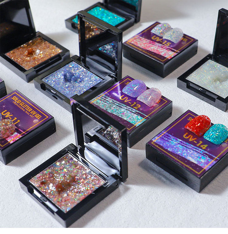 8ml UV Solid Sequins Nail Gel