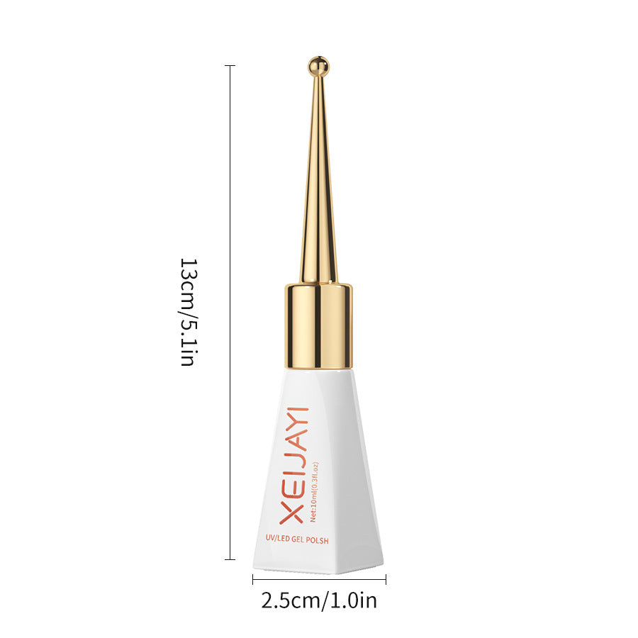 Xeijayi Cat's Eye UV gel polish peacock blue purplecolors 10ml/0.3fl.oz