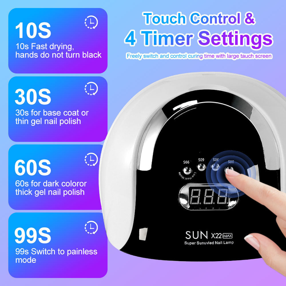 72 LED Nail Lamp with 4 Timer Settings
