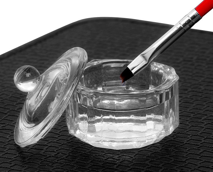 Multi-shaped Nail Art Acrylic Liquid Power Dappen Dish with Lid