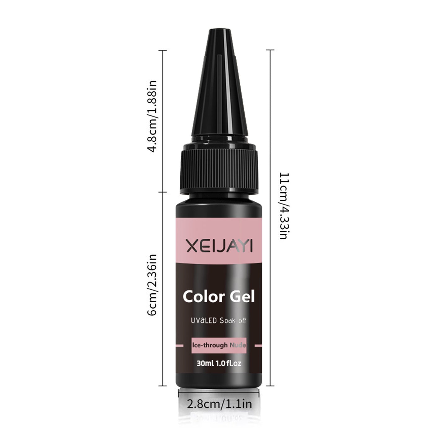 30ml Classic Egg White & Ice-through Nude Gel