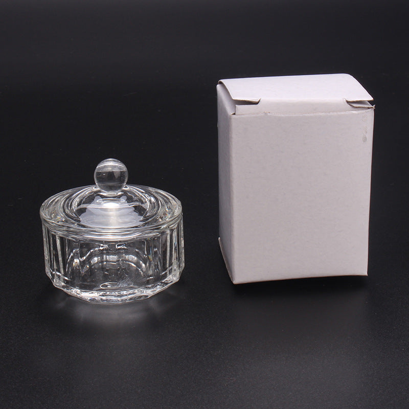 Multi-shaped Nail Art Acrylic Liquid Power Dappen Dish with Lid