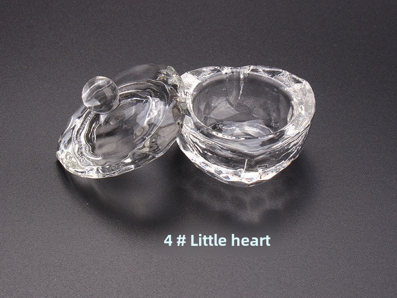Multi-shaped Nail Art Acrylic Liquid Power Dappen Dish with Lid