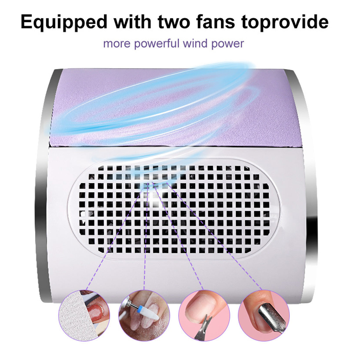 80W Nail Dust Collector