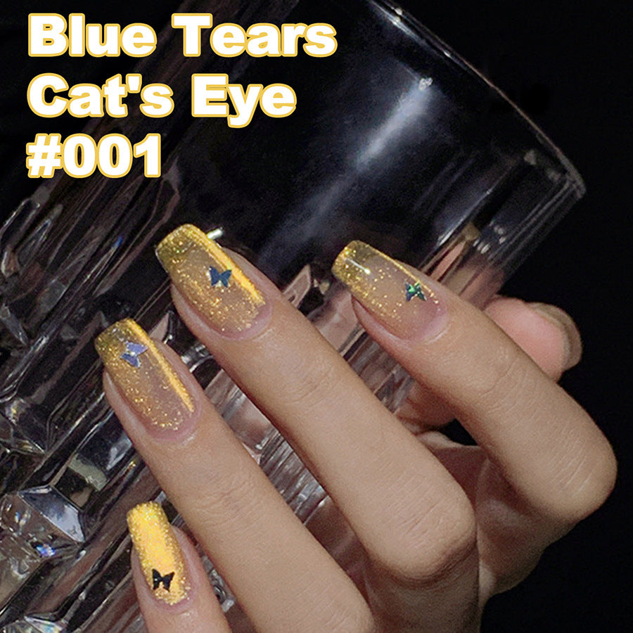 Cat's Eye Gel Polish Giltter UV Nail Gel Polish 5 Colors Set 10ML/PCS