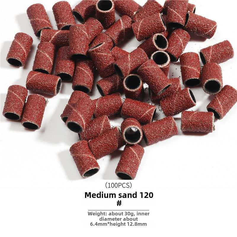 50/ 100PCS Sanding Bands for Electric Nail Drill 80#120#180#240#