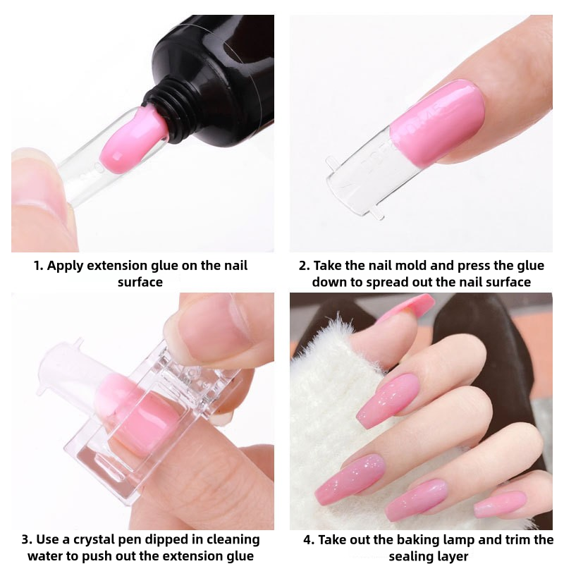 Nail Tips Clips 10pcs/100pcs