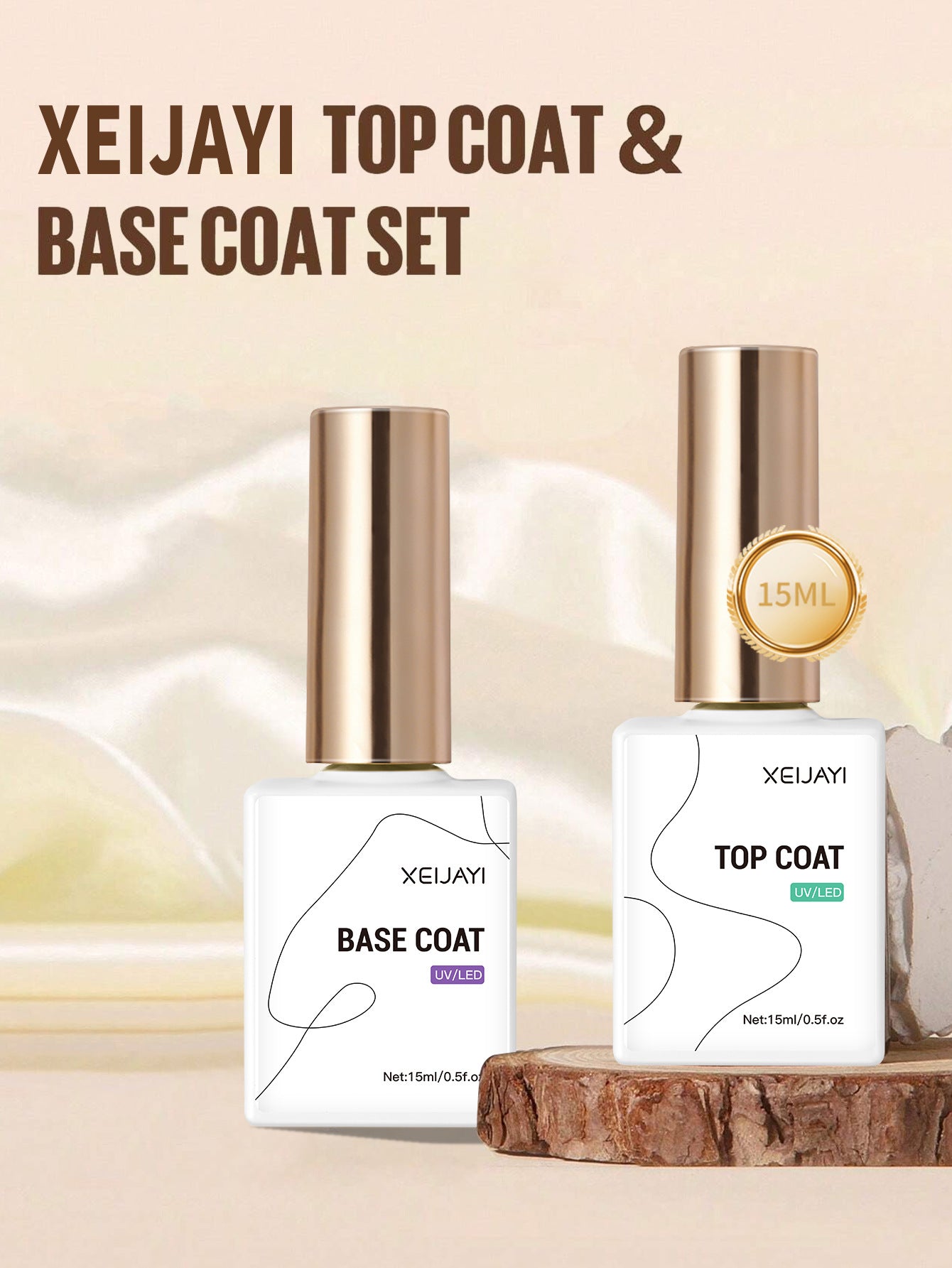 2pcs Base Coat and Top Coat Set