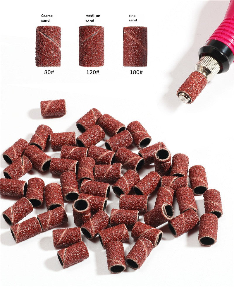 50/ 100PCS Sanding Bands for Electric Nail Drill 80#120#180#240#