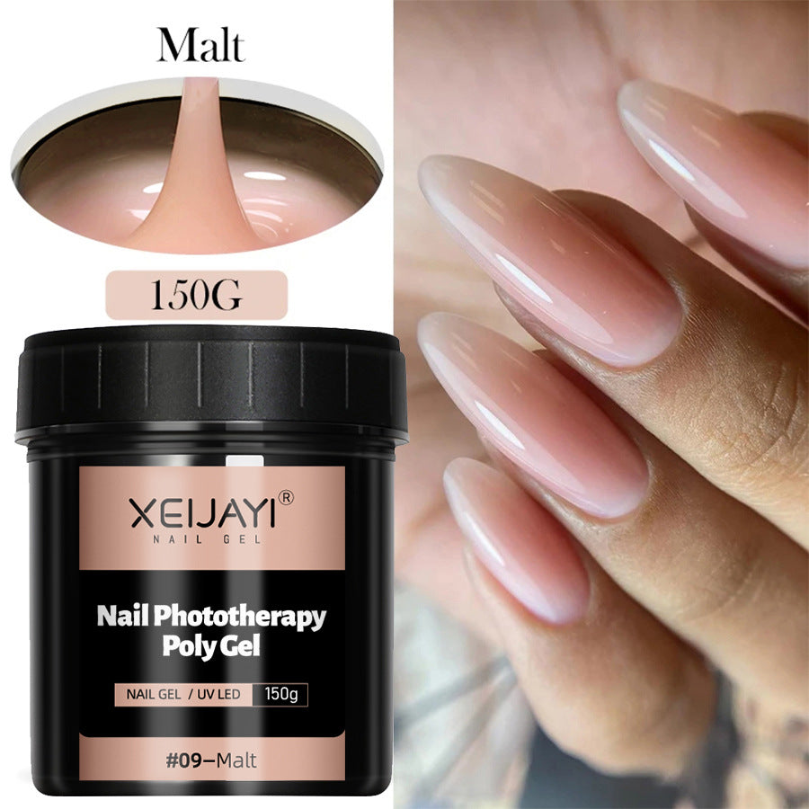 XEIJAYI 18 Colors Large Capacity Nail Phototherapy Poly Gel 150g