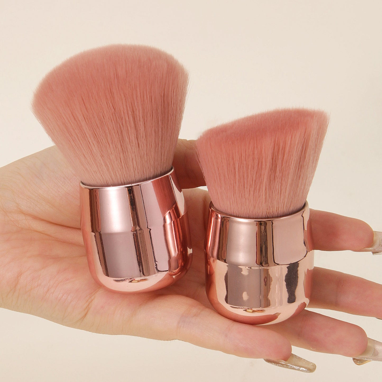 Rose Gold Nail Duster Brush