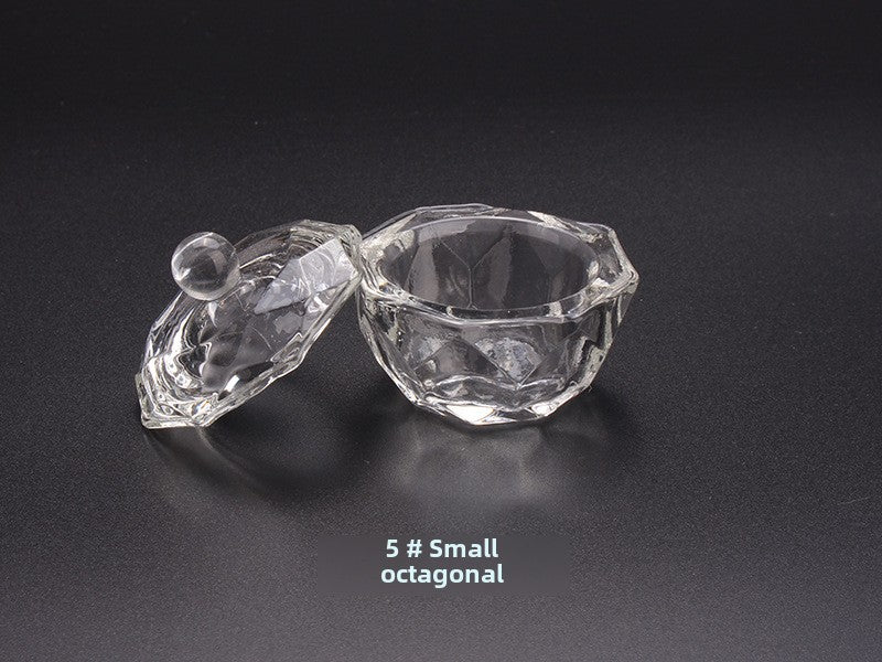 Multi-shaped Nail Art Acrylic Liquid Power Dappen Dish with Lid