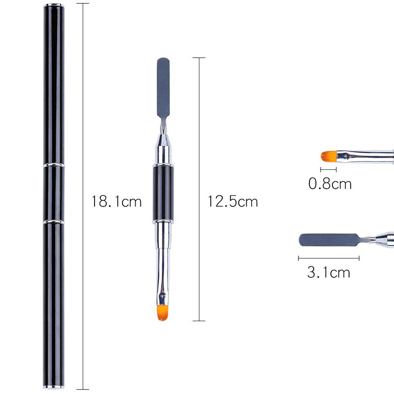 Dual-Ended Polygel Brush & Picker Brush Tool