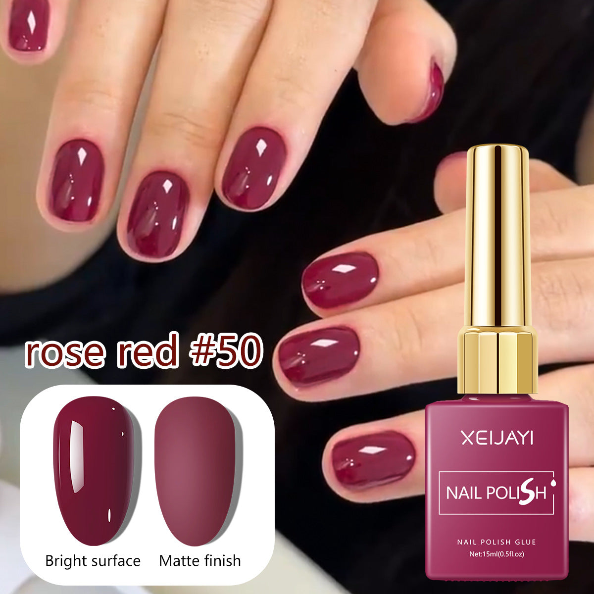 15ml Berry Purple Gel Nail Polish