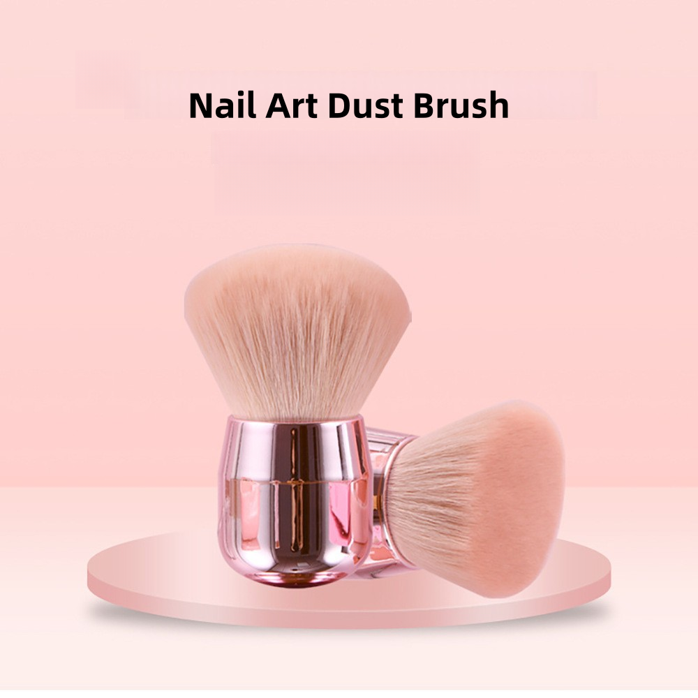 Rose Gold Nail Duster Brush