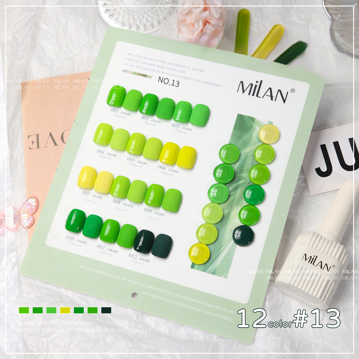 12 Colors Gel Polish Kit 15ml/pcs (with Display Board)