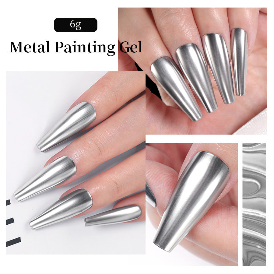 XEJAYI Mrror Sliver Gel 6g/pcs