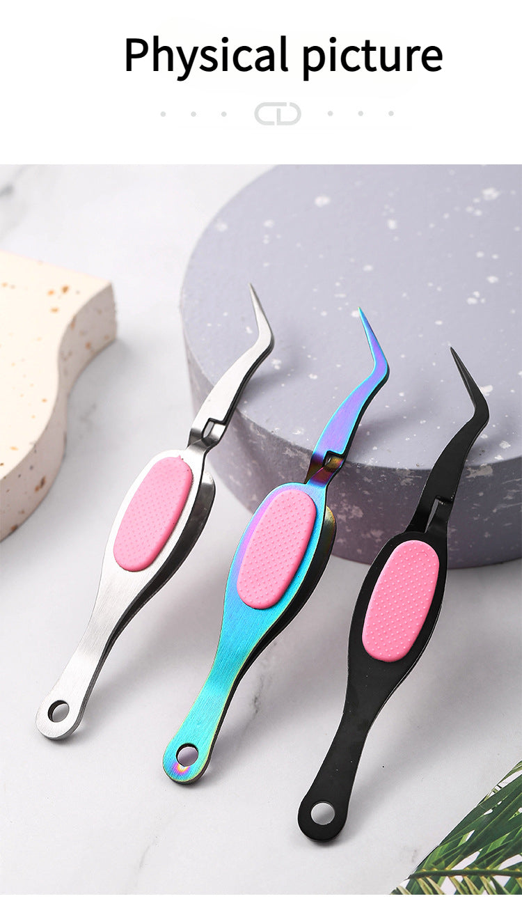 7 Style Craft Tweezers Cross Locking Craft Stainless Steel Soft Grip