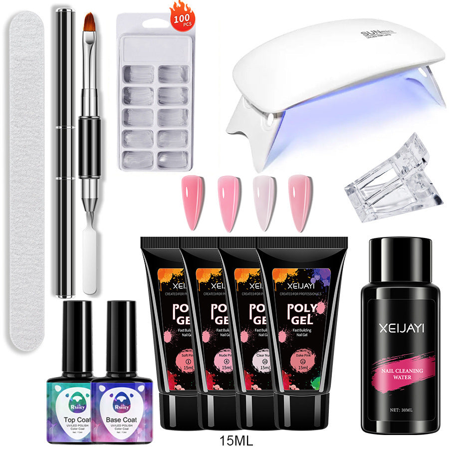 XEIJAYI Poly Gel 15ML*4Colors Set