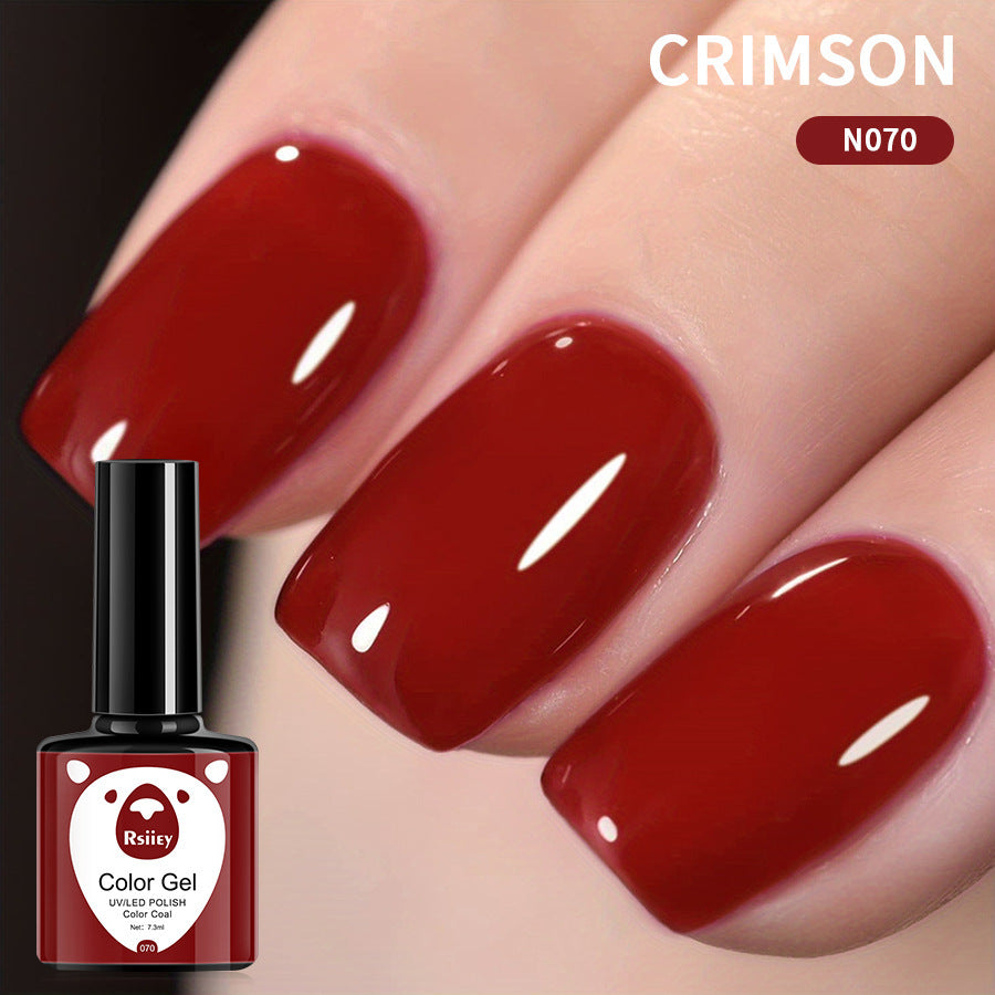 Red Color Nail Gel Polish Soak Off UV Gel Polish Salon Gel Manicure Diy At Home Nail Art 7.3ml/pcs
