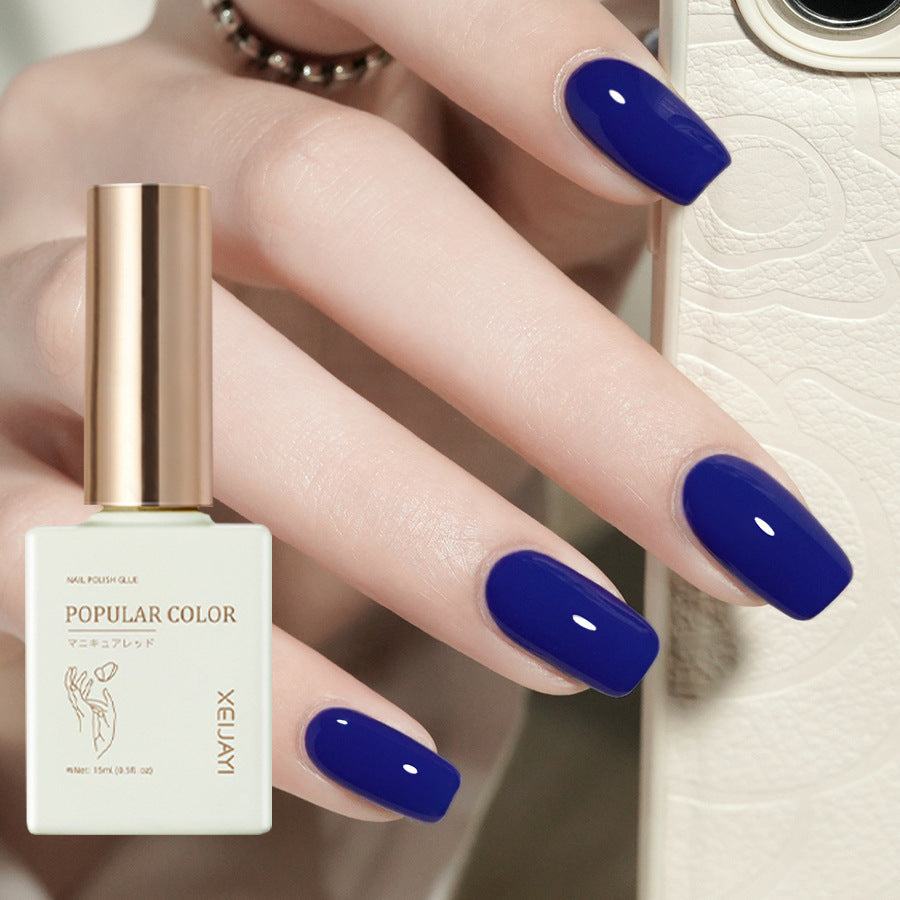 XEIJAYI Nail Gel Polish Blue Color UV Gel Polish Nail Art 15ml/0.5fl.oz