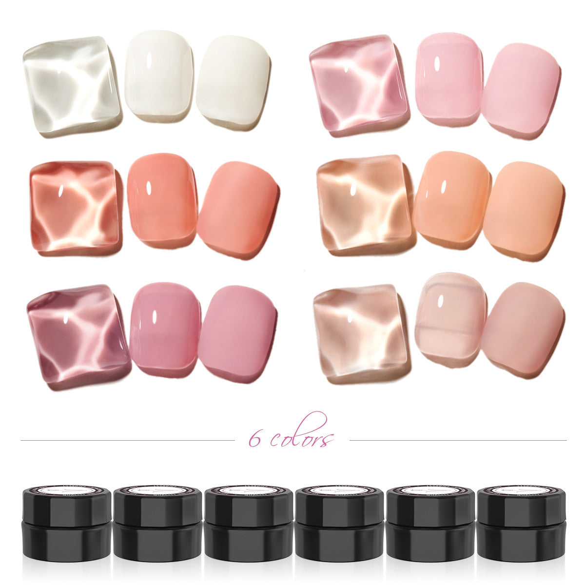 Gel Polish Kit 6 Colors 5ml/pcs