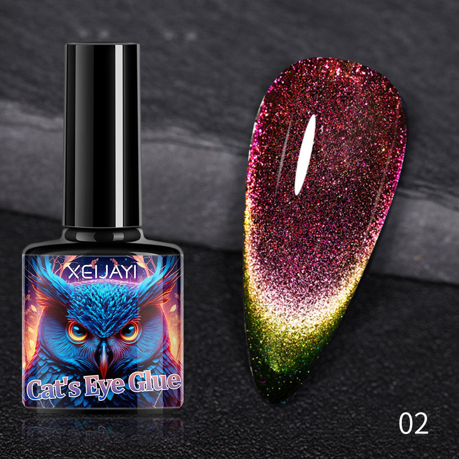 XEIJAYI 8 Colors Cat's Eye Gel Nail Polish Kit