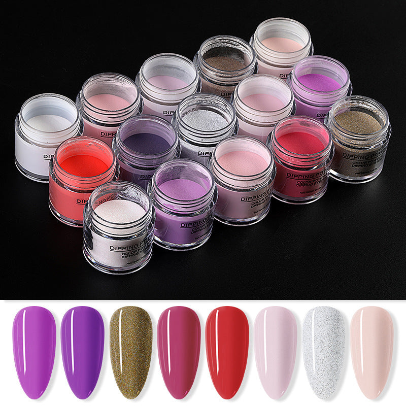 25 Colors Dipping Powder 10g/pcs