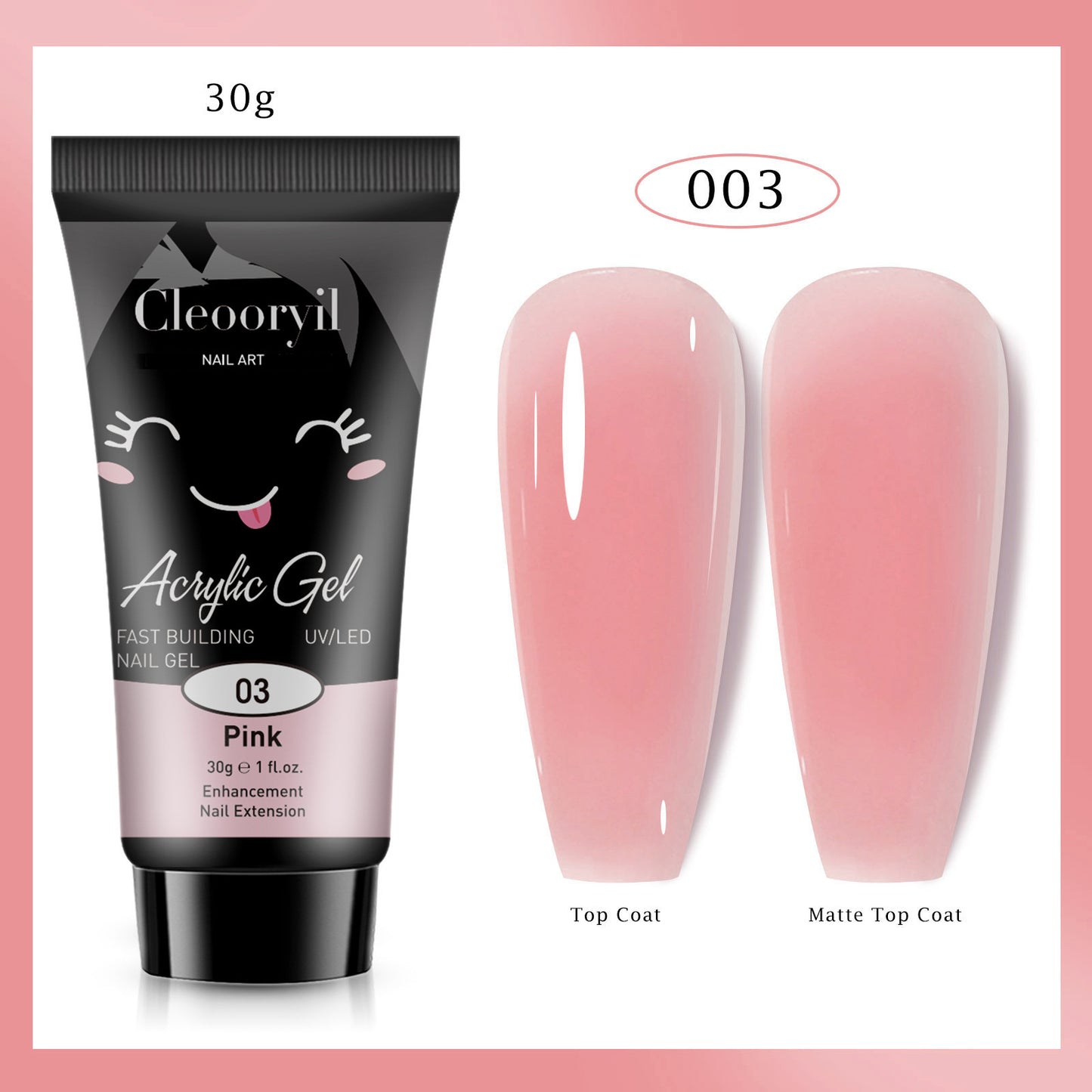 12 Colors Nail Extension Gel Kit