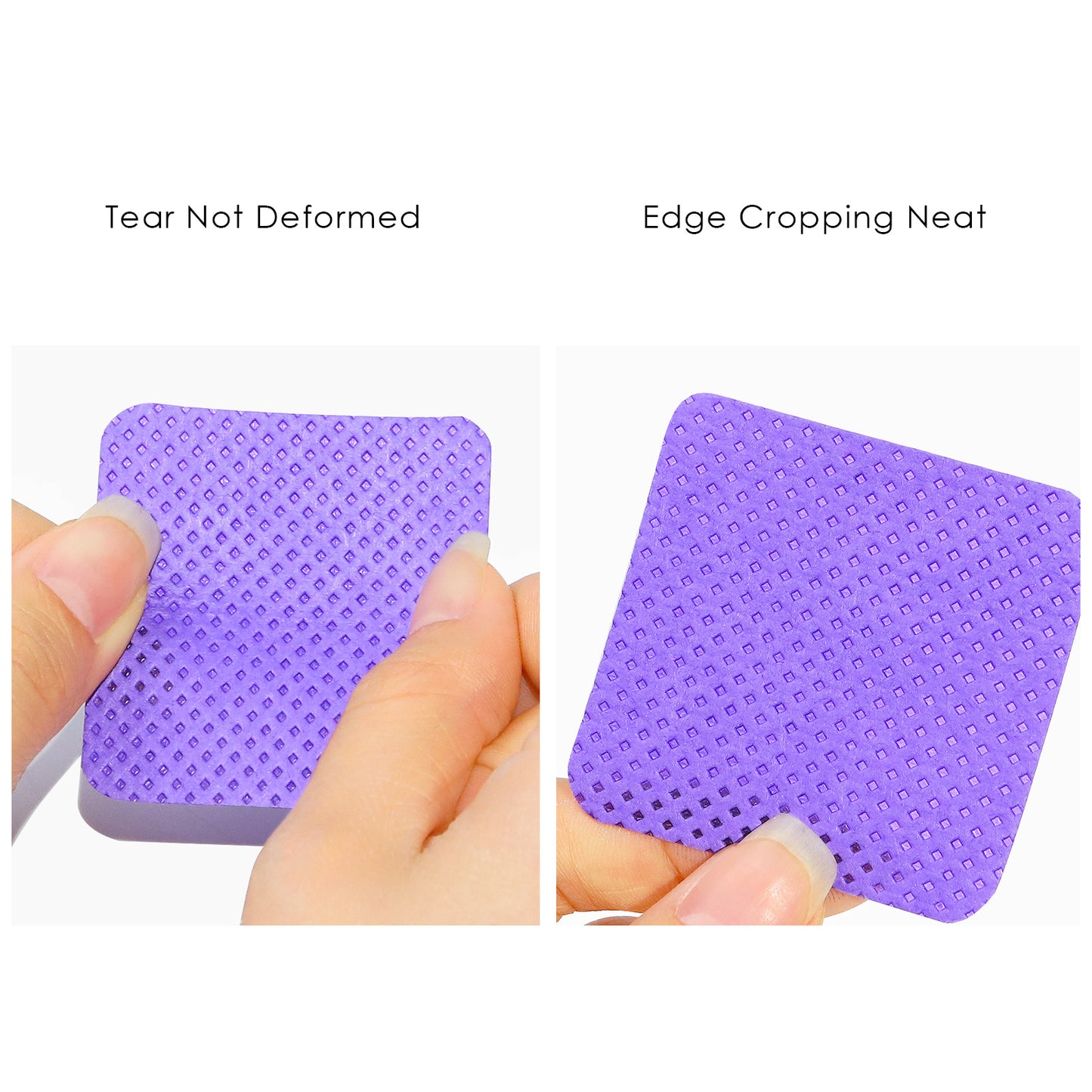 300 PCS Lint Free Nail Wipes Colorful Nail Polish Remover Pads